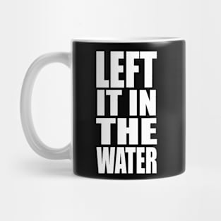 Funny Retro Left It in the Water Jesus Humor Christian Mug